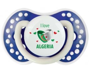 I love algeria design 4 Sucette LOVI Dynamic Bleu-marine phosphorescente