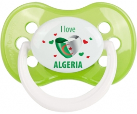 I love algeria design 4 Tétine Anatomique Vert classique