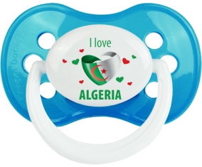 I love algeria design 4 Tétine Anatomique Cyan classique