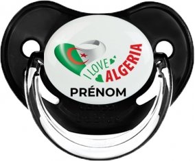 I love algeria avec prénom Sucette Physiologique Noir classique