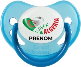 I love algeria avec prénom Sucette Physiologique Bleue phosphorescente