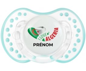 I love algeria avec prénom Sucette LOVI Dynamic Retro-blanc-lagon classique