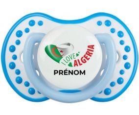 I love algeria avec prénom Sucette LOVI Dynamic Blanc-bleu phosphorescente