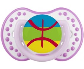 Drapeau Amazigh Sucete LOVI Dynamic Blanc-mauve classique