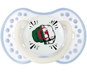 Drapeau Algérie Coup de poing Tétine LOVI Dynamic Blanc-cyan classique
