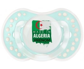 Made in Algeria design 3 avec prénom Sucette LOVI Dynamic Retro-turquoise-lagon classique