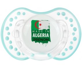 Made in Algeria design 3 avec prénom Sucette LOVI Dynamic Retro-blanc-lagon classique