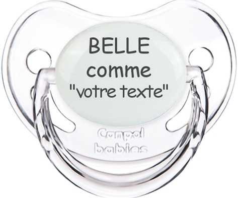 Belle comme... + prénom: Sucette Physiologique-su7.fr