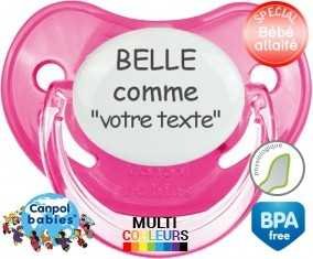 Belle comme... + prénom: Sucette Physiologique-su7.fr