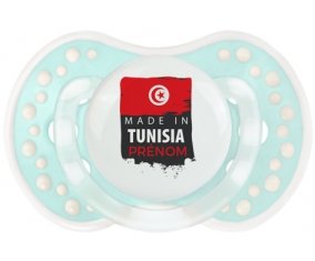 Made in Tunisia avec prénom Sucette LOVI Dynamic Retro-turquoise-lagon classique