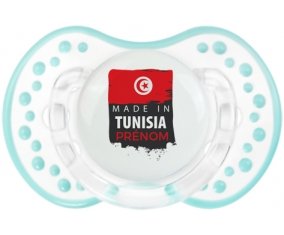 Made in Tunisia avec prénom Sucette LOVI Dynamic Retro-blanc-lagon classique
