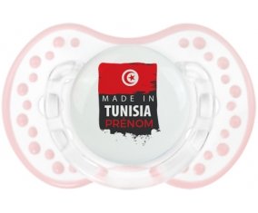 Made in Tunisia avec prénom Sucette LOVI Dynamic Retro-blanc-rose-tendre classique