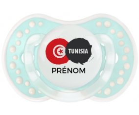 Drapeau Tunisia avec prénom Sucete LOVI Dynamic Retro-turquoise-lagon classique