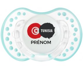 Drapeau Tunisia avec prénom Sucete LOVI Dynamic Retro-blanc-lagon classique