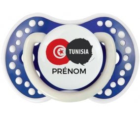 Drapeau Tunisia avec prénom Sucete LOVI Dynamic Bleu-marine phosphorescente