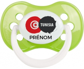 Drapeau Tunisia avec prénom Sucete Anatomique Vert classique