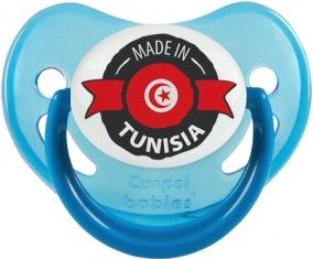Made in Tunisia design 1 avec prénom Sucete Physiologique Bleue phosphorescente