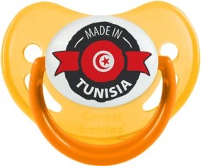 Made in Tunisia design 1 avec prénom Sucete Physiologique Jaune phosphorescente