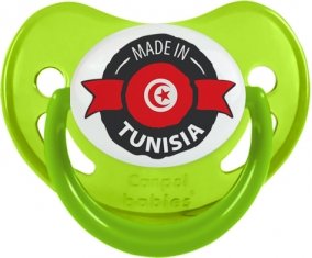 Made in Tunisia design 1 avec prénom Sucete Physiologique Vert phosphorescente