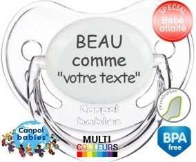 Beau comme... + prénom: Sucette Physiologique-su7.fr