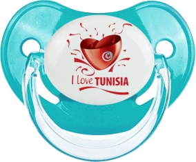 I love Tunisia design 2 : Sucette Physiologique personnalisée