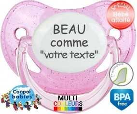 Beau comme... + prénom: Sucette Physiologique-su7.fr