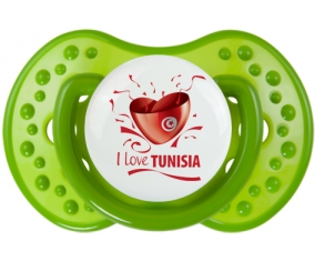 I love Tunisia design 2 : Sucette LOVI Dynamic personnalisée