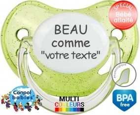 Beau comme... + prénom: Sucette Physiologique-su7.fr