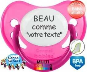 Beau comme... + prénom: Sucette Physiologique-su7.fr