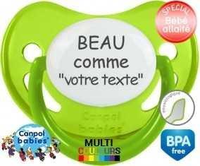Beau comme... + prénom: Sucette Physiologique-su7.fr