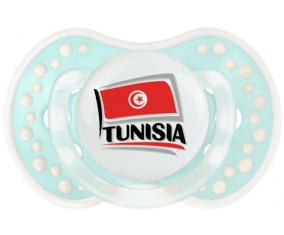Flag Tunisia design 1 Tétine LOVI Dynamic Retro-turquoise-lagon classique