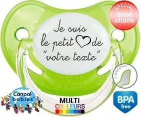 Je suis le petit cœur de... Style1 + prénom: Sucette