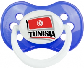 Flag Tunisia design 1 : Sucette Anatomique personnalisée