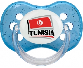 Flag Tunisia design 1 : Sucette Cerise personnalisée