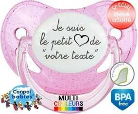 Je suis le petit cœur de... Style1 + prénom: Sucette