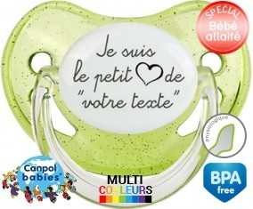 Je suis le petit cœur de... Style1 + prénom: Sucette