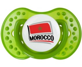 Flag Morocco design 1 : Sucette LOVI Dynamic personnalisée
