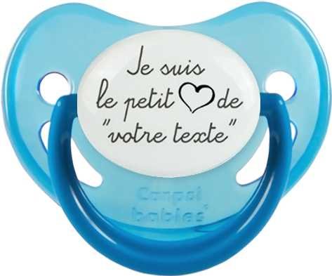 Je suis le petit cœur de... Style1 + prénom: Sucette