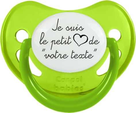 Je suis le petit cœur de... Style1 + prénom: Sucette