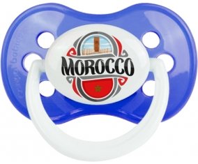 Flag Morocco design 2 : Sucette Anatomique personnalisée