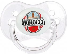 Flag Morocco design 2 Sucete Cerise Transparent classique
