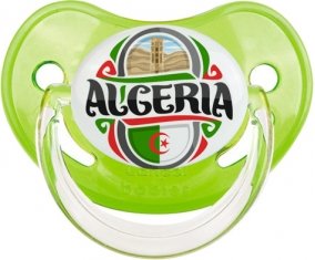 Flag Algeria design 2 Sucete Physiologique Vert classique