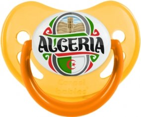 Flag Algeria design 2 Sucete Physiologique Jaune phosphorescente