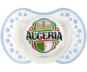 Flag Algeria design 2 Tétine LOVI Dynamic Blanc-cyan classique
