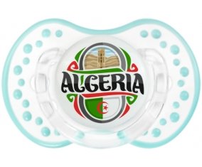 Flag Algeria design 2 Tétine LOVI Dynamic Retro-blanc-lagon classique