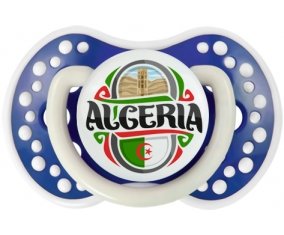Flag Algeria design 2 Tétine LOVI Dynamic Bleu-marine phosphorescente