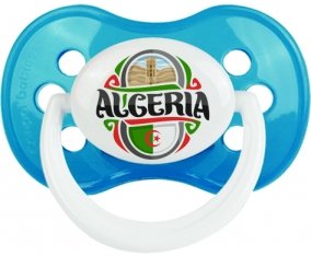 Flag Algeria design 2 Sucette Anatomique Cyan classique
