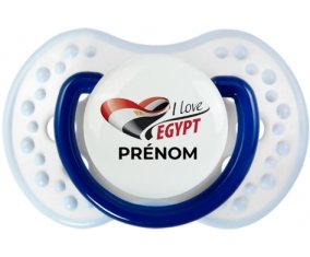 I love Egypt avec prénom Sucete LOVI Dynamic Marine-blanc-bleu classique