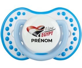 I love Egypt avec prénom Sucete LOVI Dynamic Blanc-bleu phosphorescente