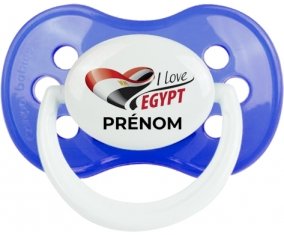 I love Egypt avec prénom : Sucette Anatomique personnalisée